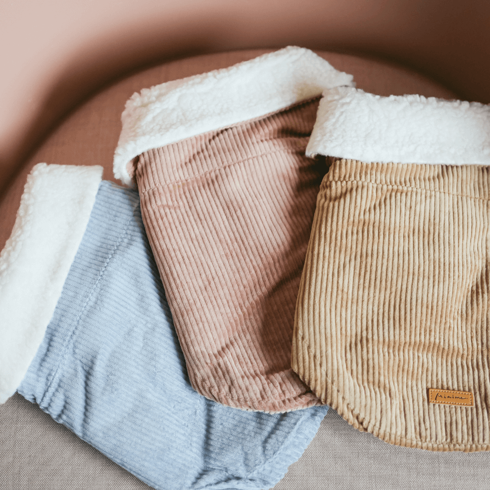 コーデュロイベスト(ピンク・ブルー・ブラウン)