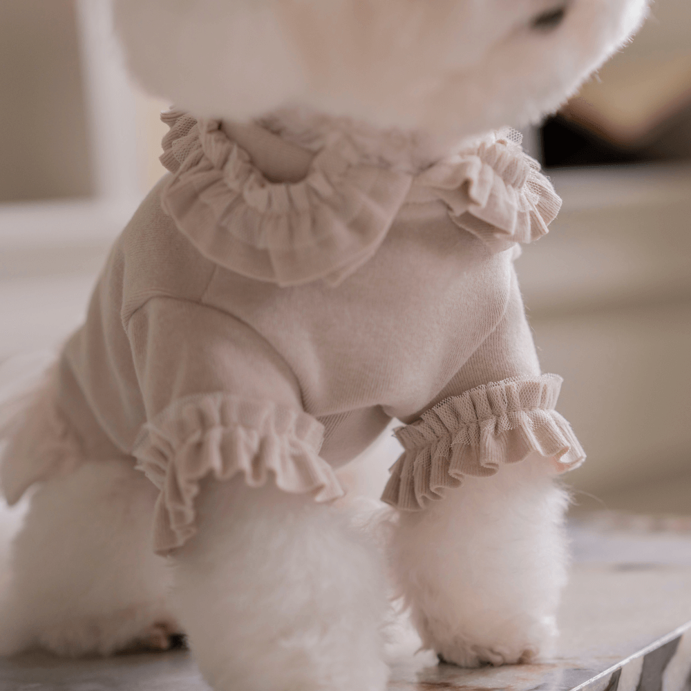 Plie Tu-Tu T-shirt(Beige)