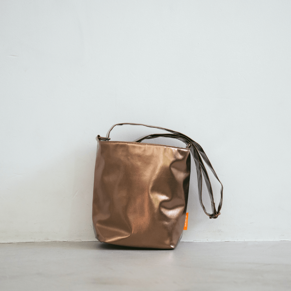 METALLIC LEATHER LIKE BAG(3color)