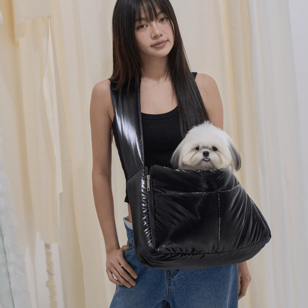 【予約】open bag - glossy black(APERTY)