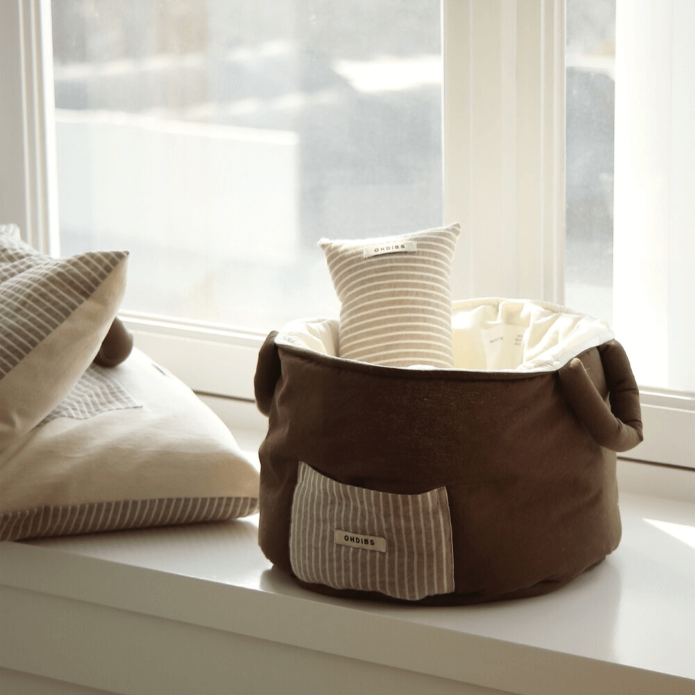 Cotton Soft Basket(Cocoa)