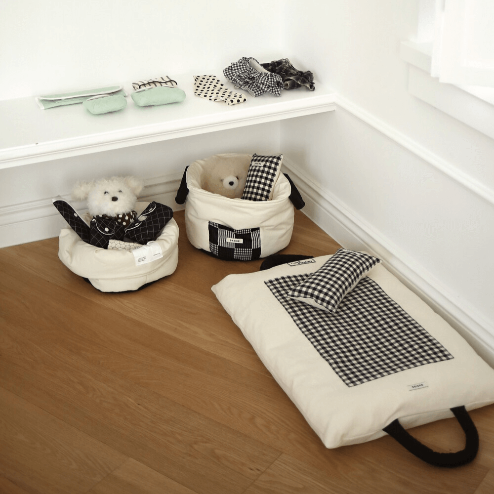 Cotton Soft Basket(Black)