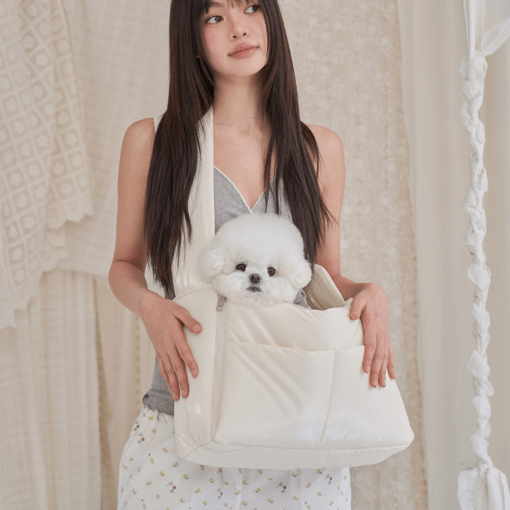 【予約】open bag - glossy ivory(APERTY)