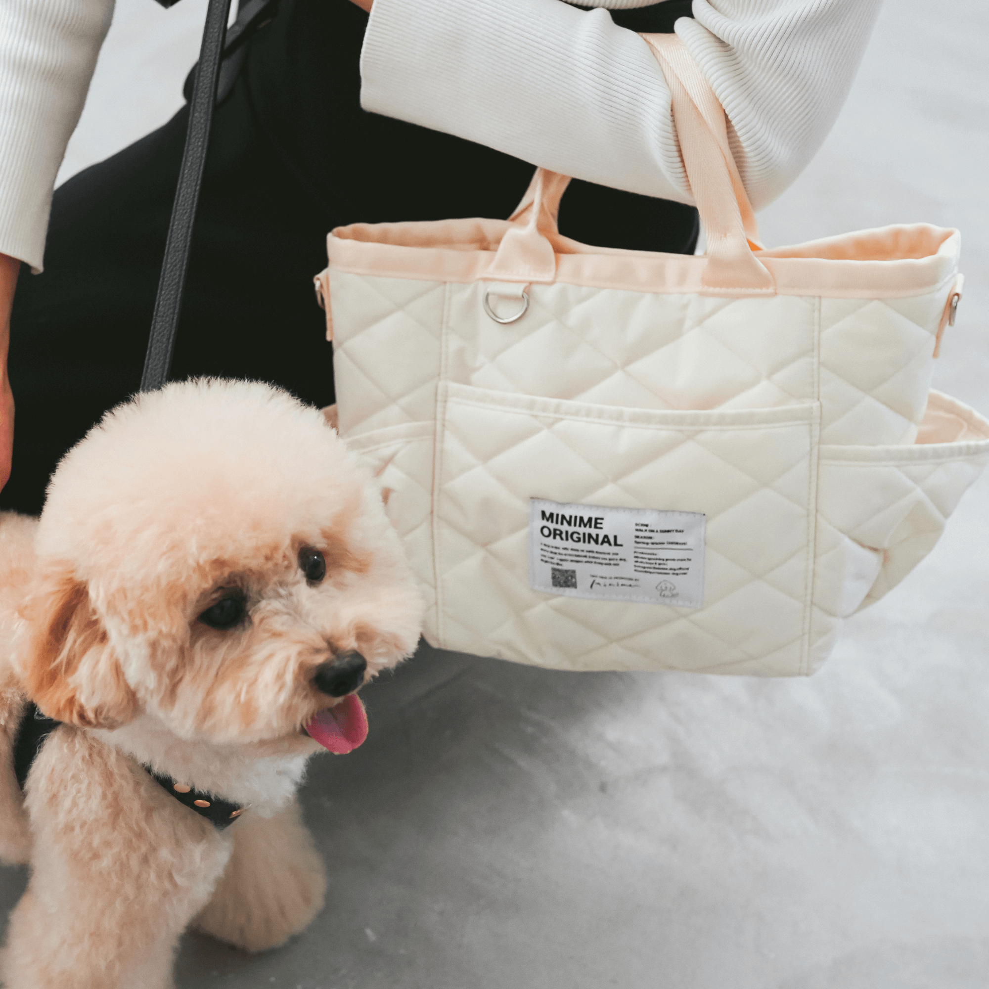 2WAY OSANPO BAG MINIME 愛犬用お散歩バッグ 肩掛け