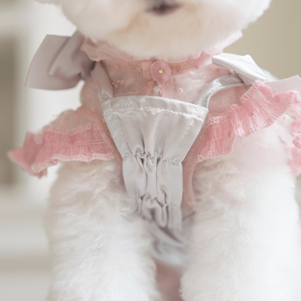 Shiny Ribbon Bustier(Smooth Silver)