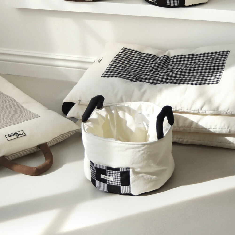 Cotton Soft Basket(Black)