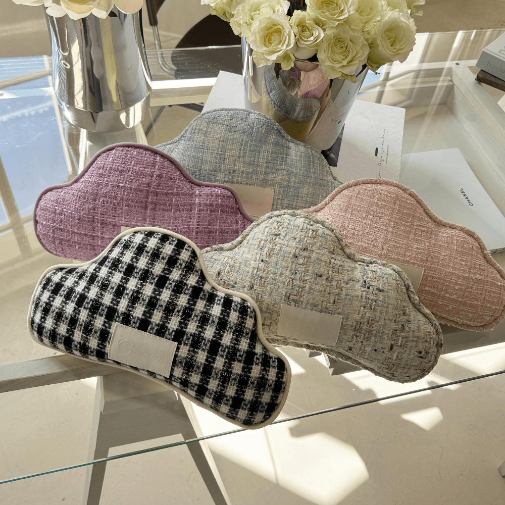 Tweed Buggy Pillow (Black Check)