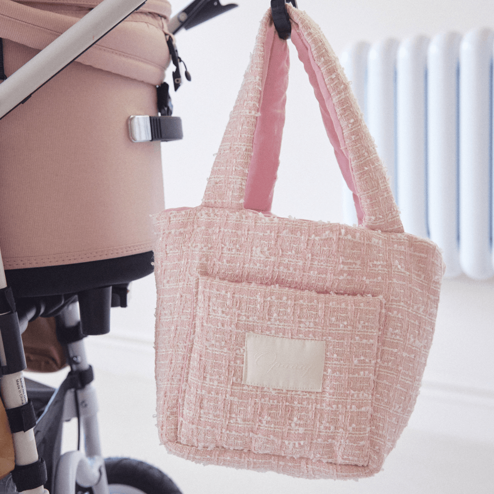 Summer Tweed Walking Bag(Pink)