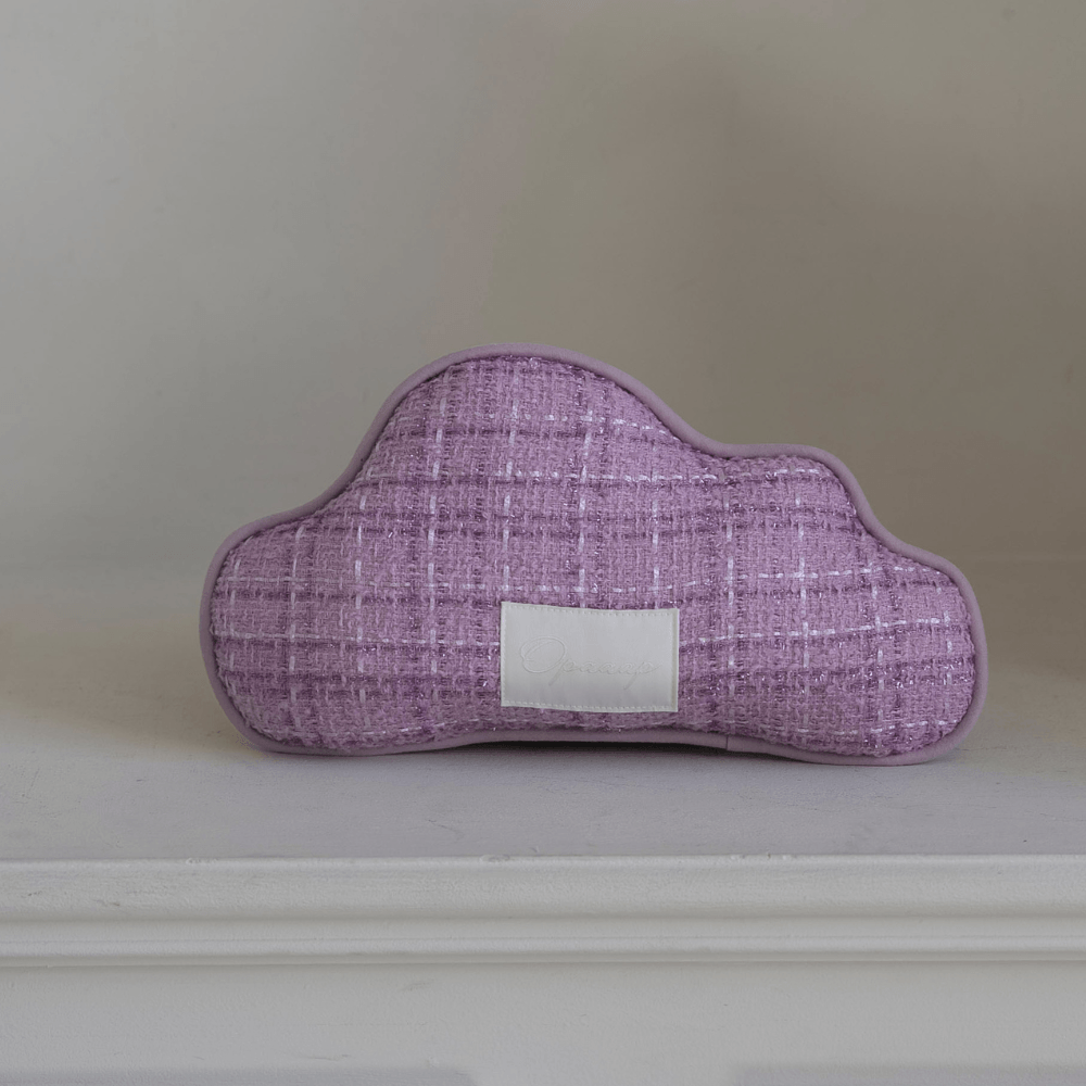 Tweed Buggy Pillow (Purple)