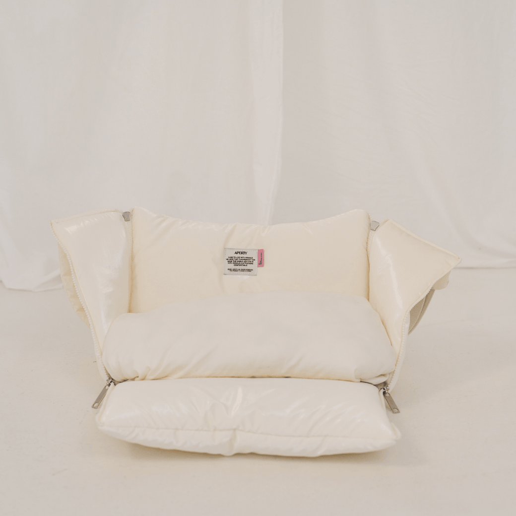 【予約】open bag - glossy ivory(APERTY)