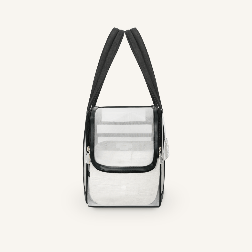 Mesh Ballon Bag - Black & Grey(Seoru)
