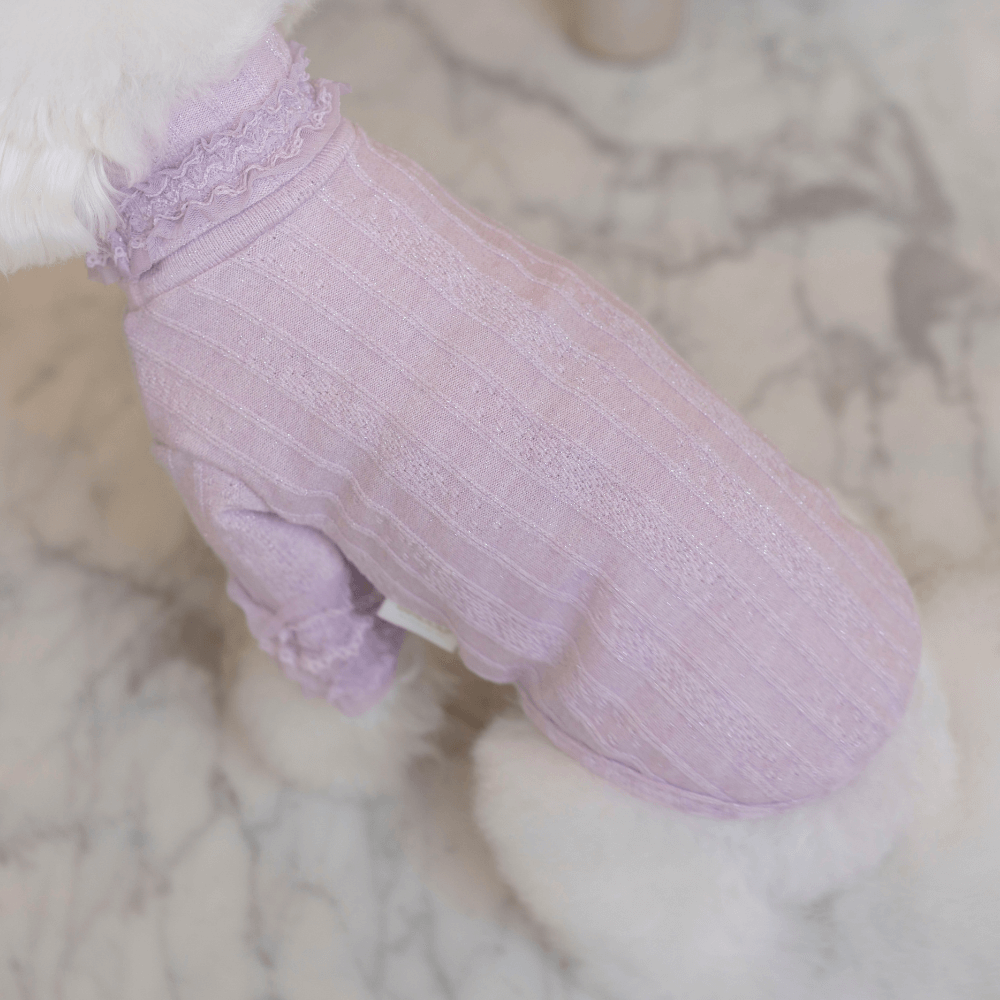 7th Limited Edition Lace Turtleneck(Berry)