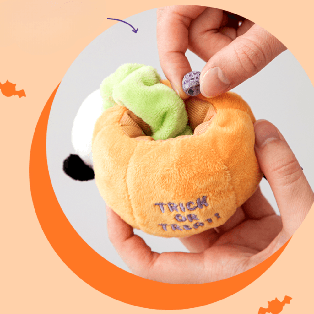 パンプキンパピーストレッチトイ bite me 犬用おもちゃ