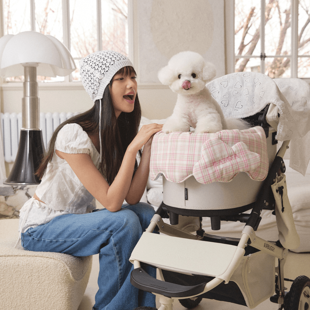 【予約】Fluffy Buggy Guard (Rosy Check)