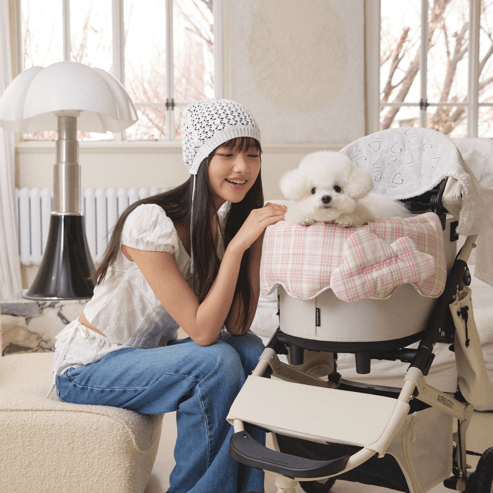 【予約】Fluffy Buggy Guard (Rosy Check)