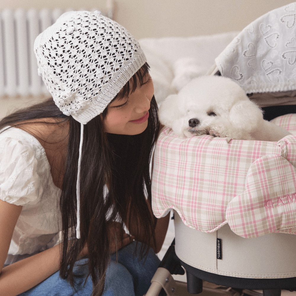 【予約】Fluffy Buggy Guard (Rosy Check)