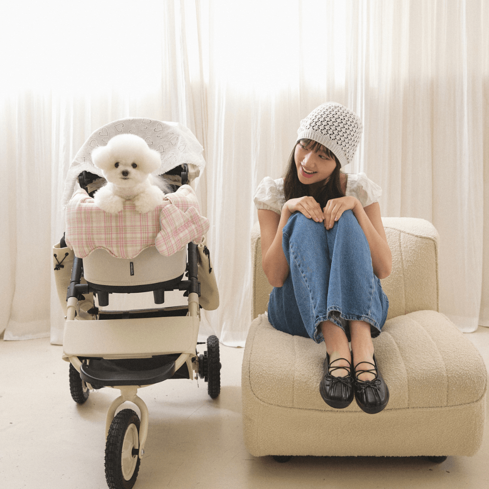 【予約】Fluffy Buggy Guard (Rosy Check)