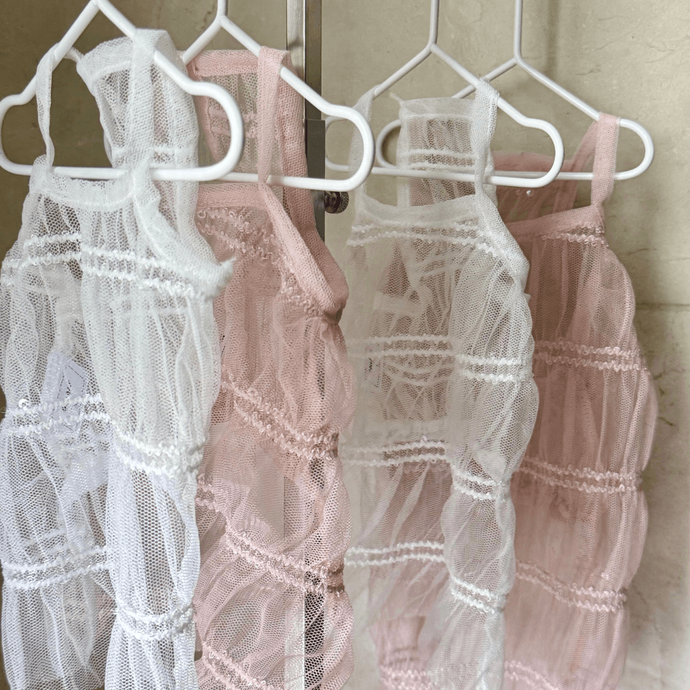 【7/16〜発送】Lace Beads Top (2color)