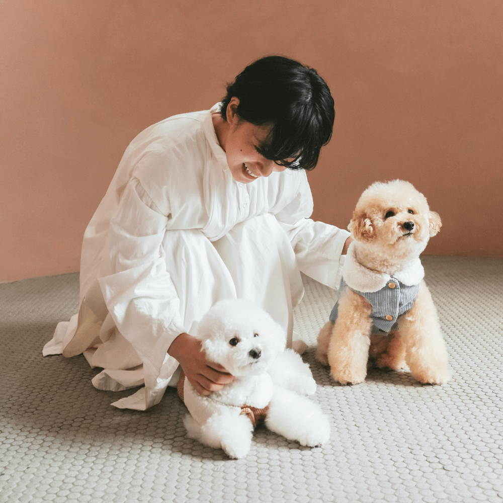 コーデュロイベスト(ピンク・ブルー・ブラウン)