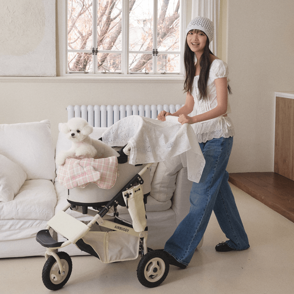 【予約】Fluffy Buggy Guard (Rosy Check)