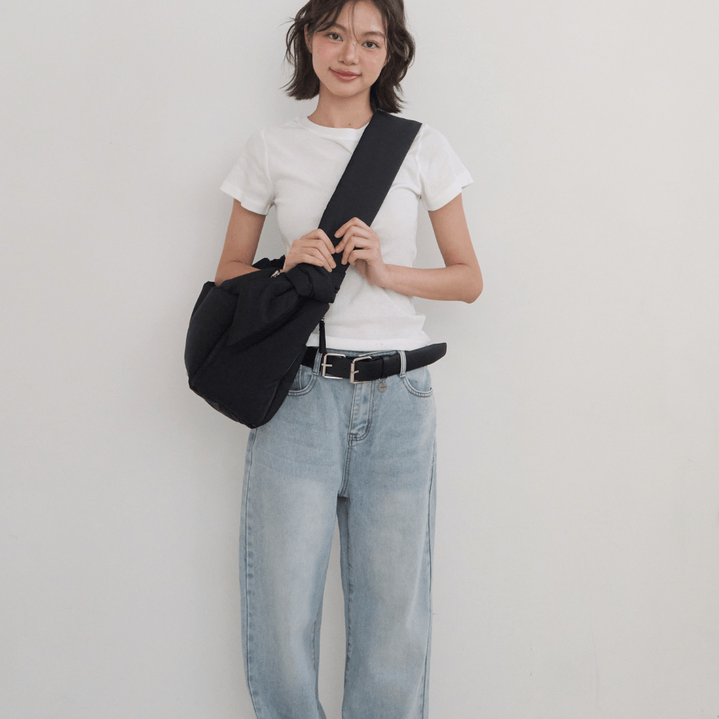 【予約】open bag - black(APERTY)