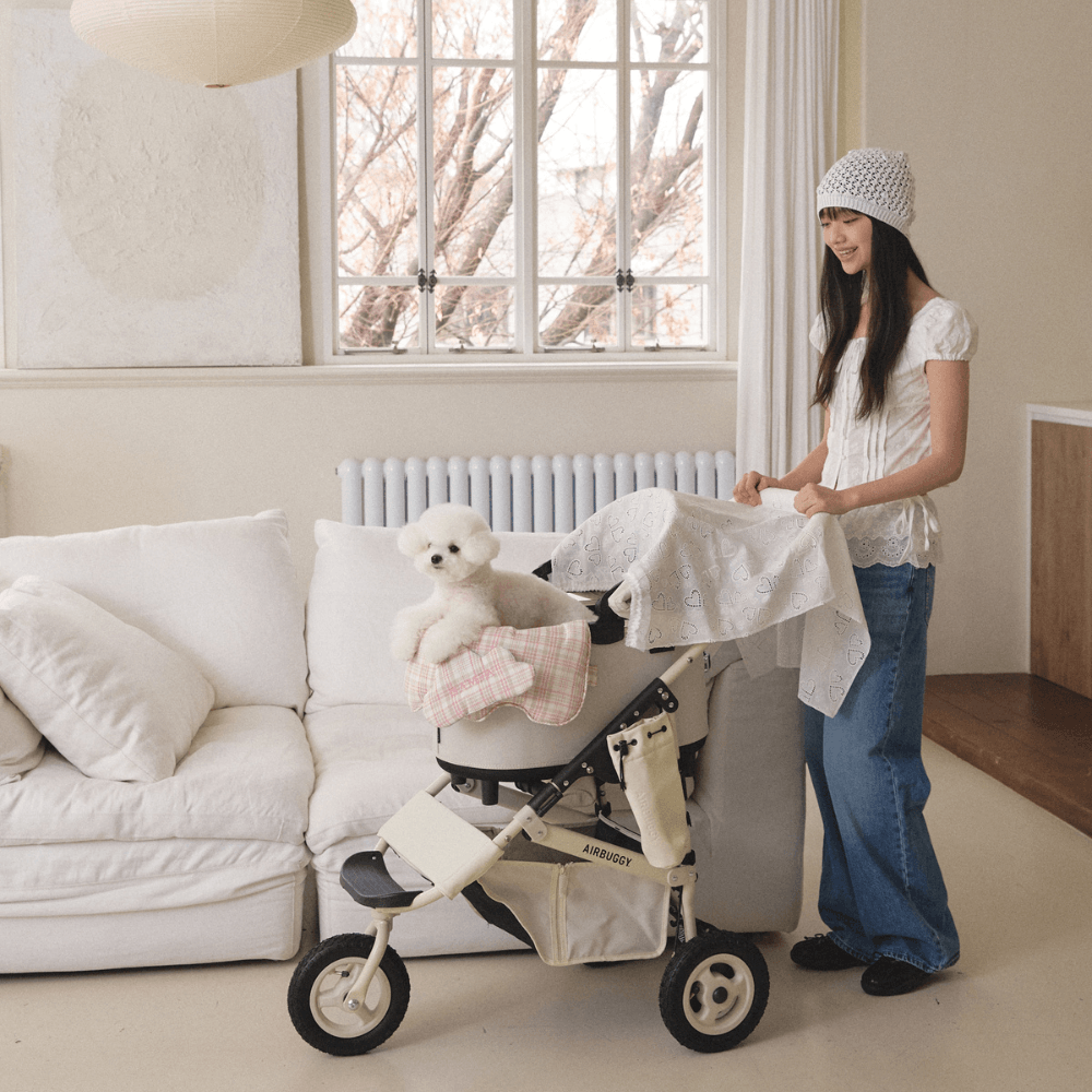 【予約】Fluffy Buggy Guard (Rosy Check)