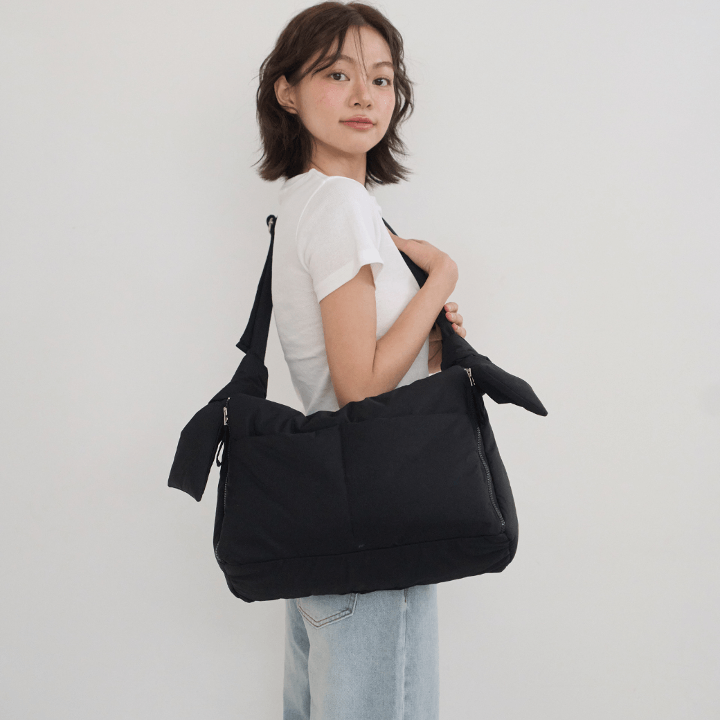 【予約】open bag - black(APERTY)