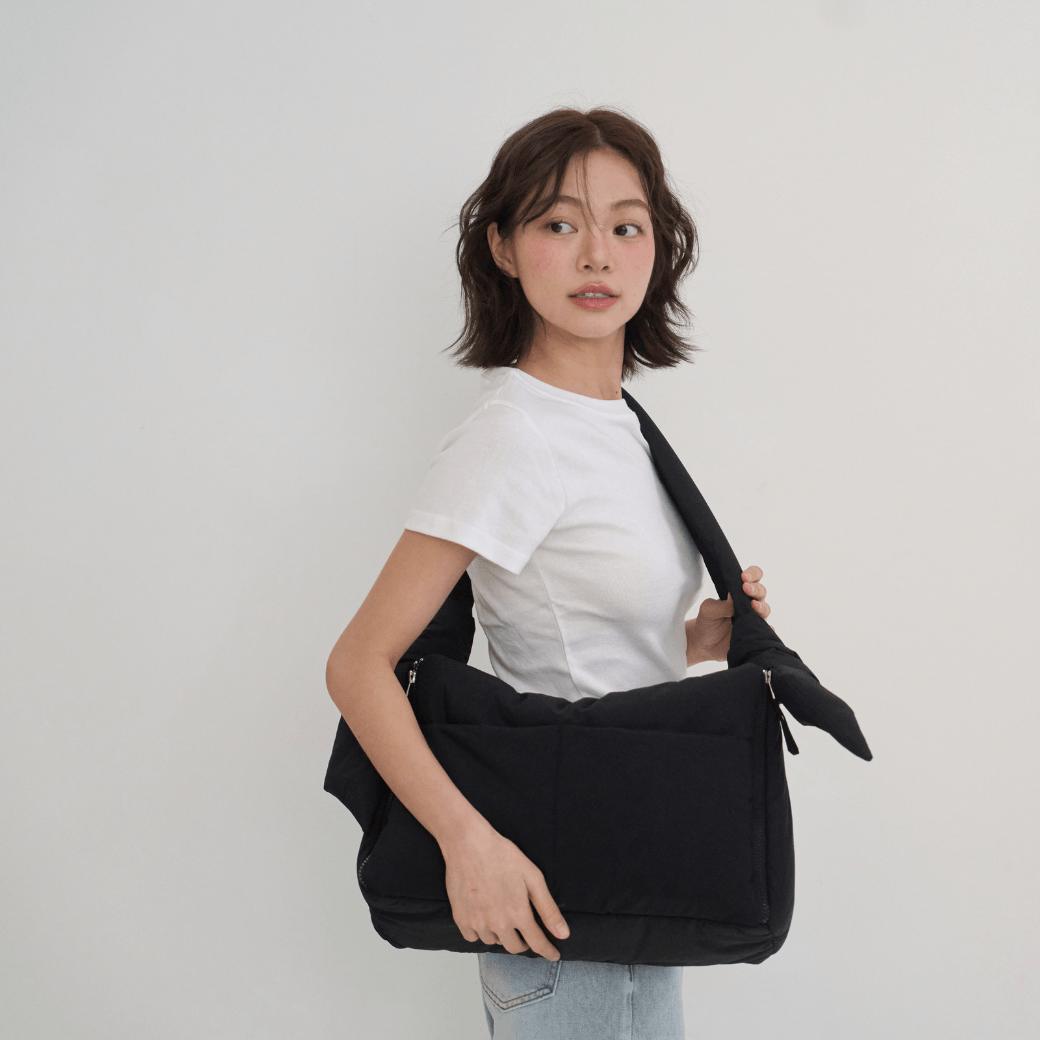 【予約】open bag - black(APERTY)