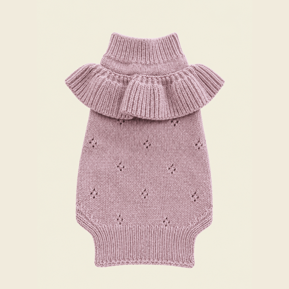 OPAAAP GLITTER FRILL KNIT（OATMEAL） Frill Knit（Fig）