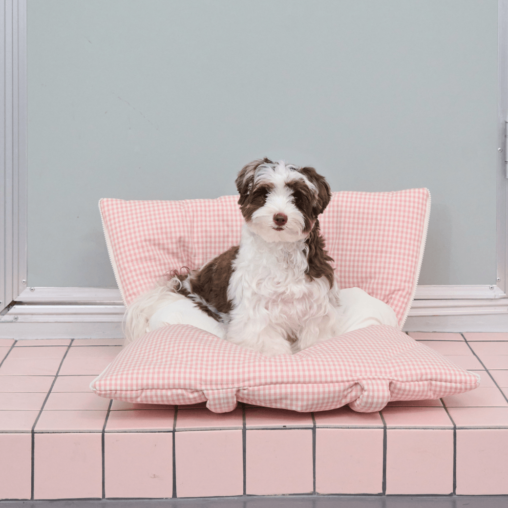 【9/9 20:00-】wide bag - plaid pink(APERTY)