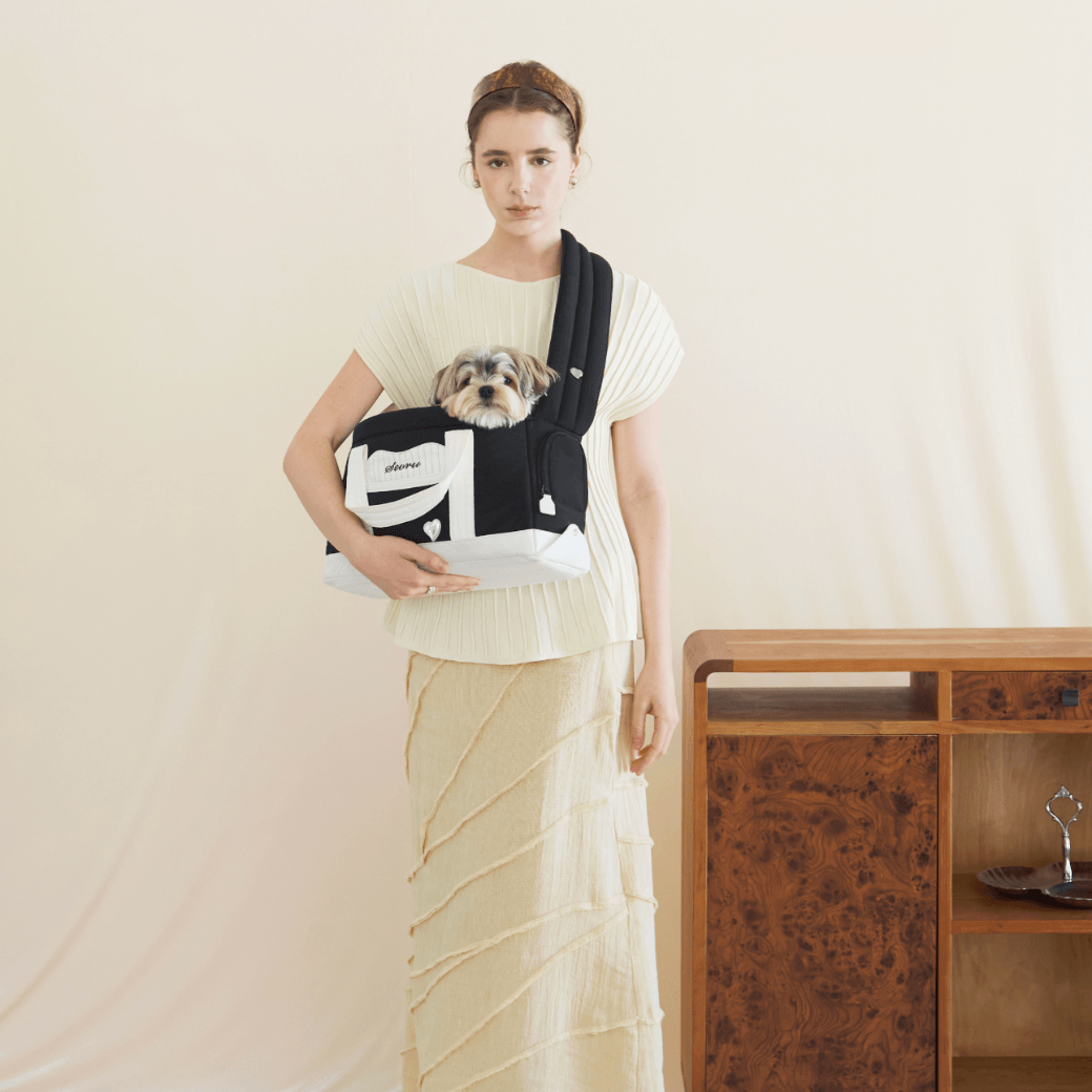 Heart Veru Bag (Black)