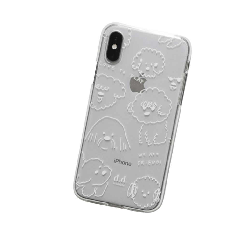 【予約商品】DUSTIES ALL WHITE CLEAR CASE(WHITE)