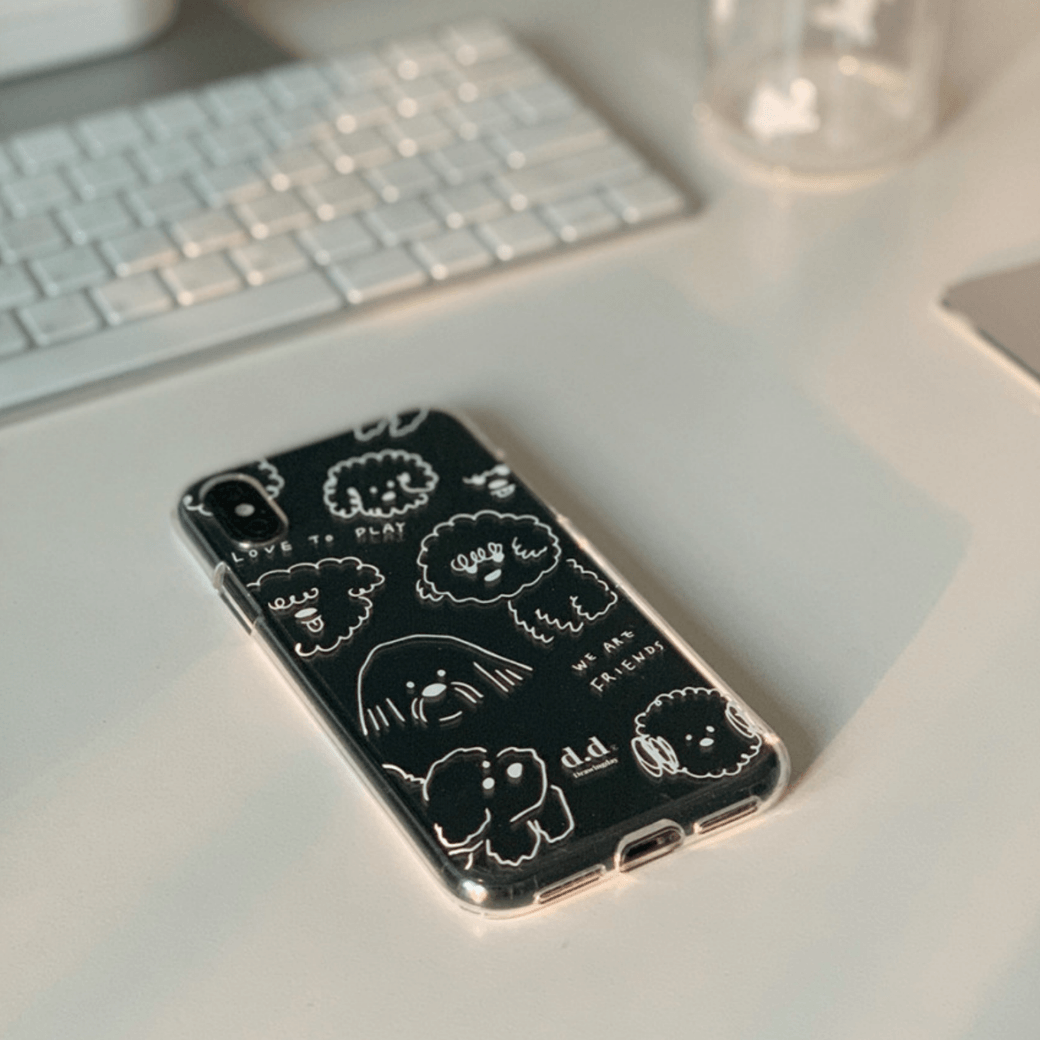 【予約商品】DUSTIES ALL WHITE CLEAR CASE(WHITE)