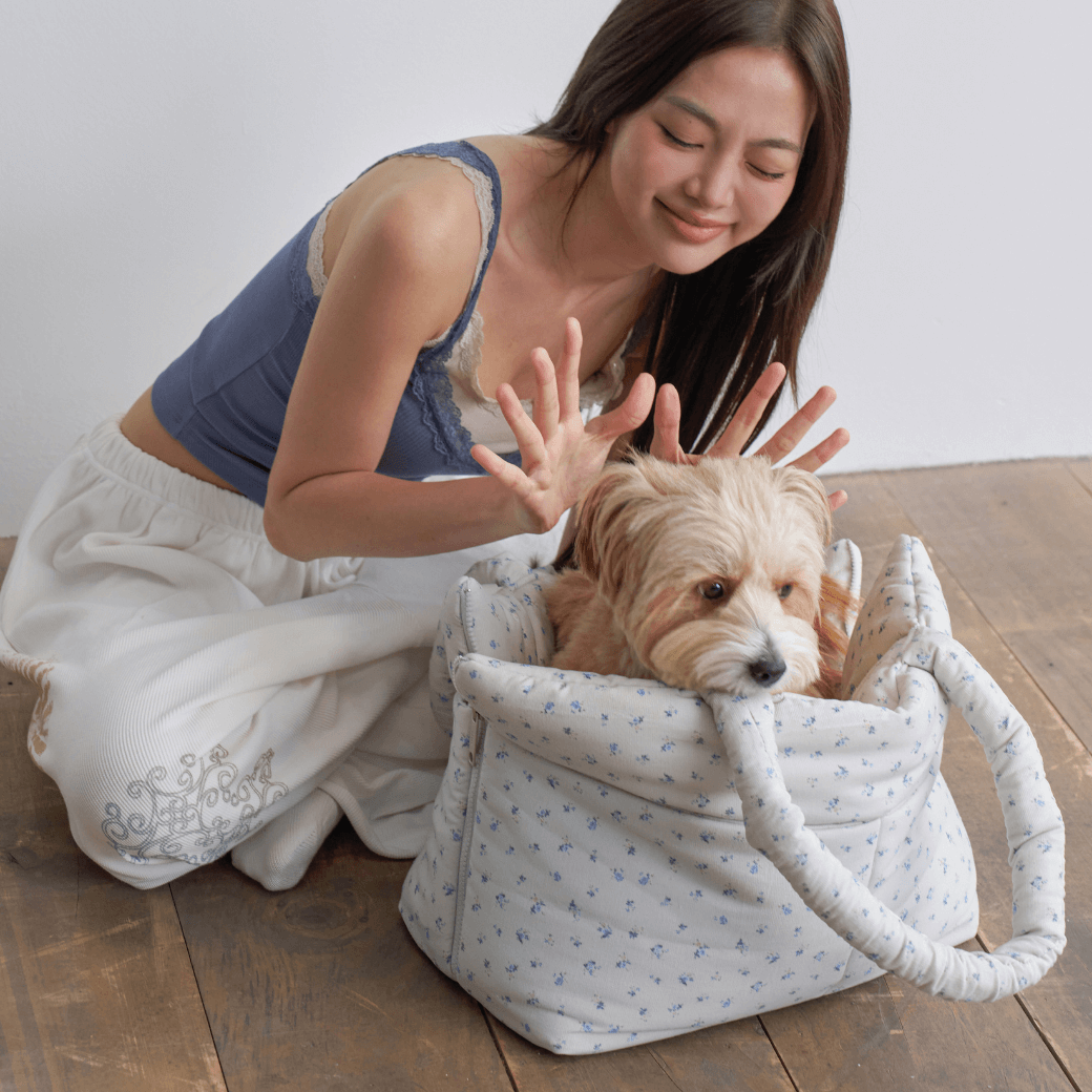 APERTY wide bag baby blue