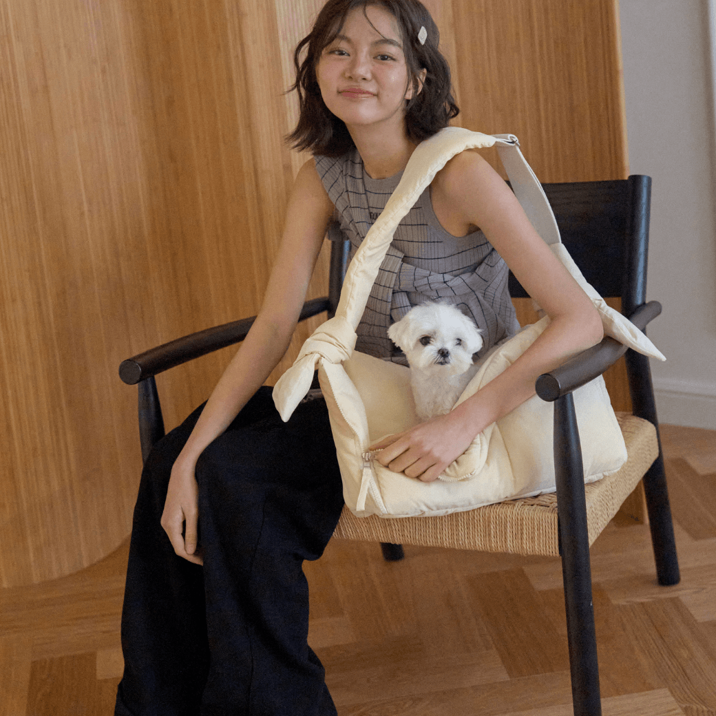 【予約】open bag - ivory(APERTY)