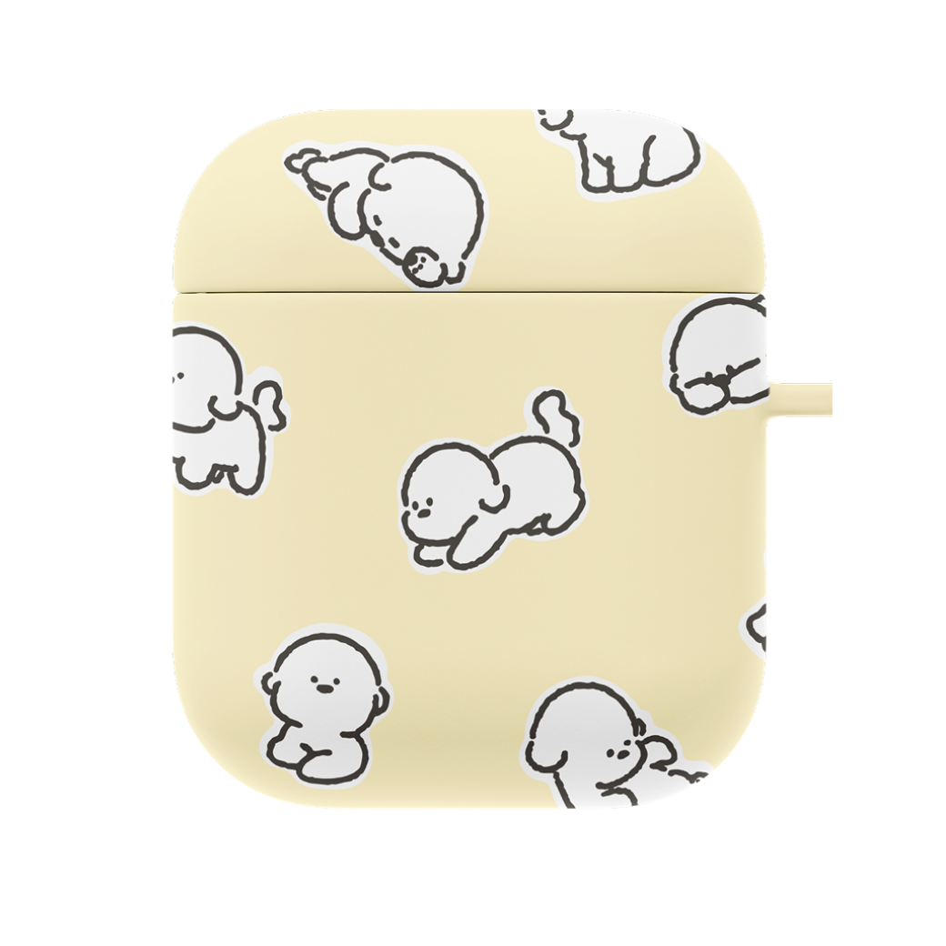 【予約商品】LINE CHON AIRPODS CASE(BUTTER YELLOW)