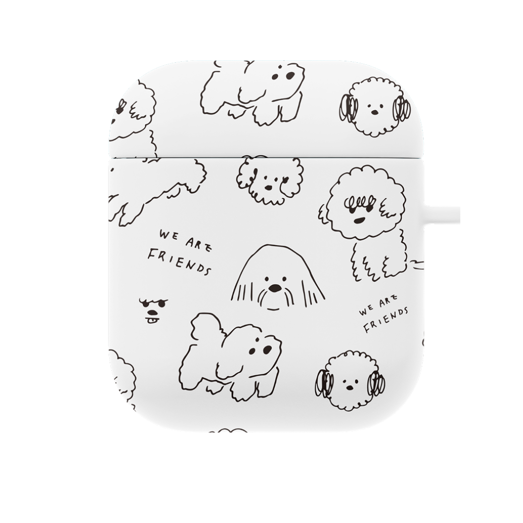 【予約商品】DUSTIES ALL WHITE AIRPODS CASE