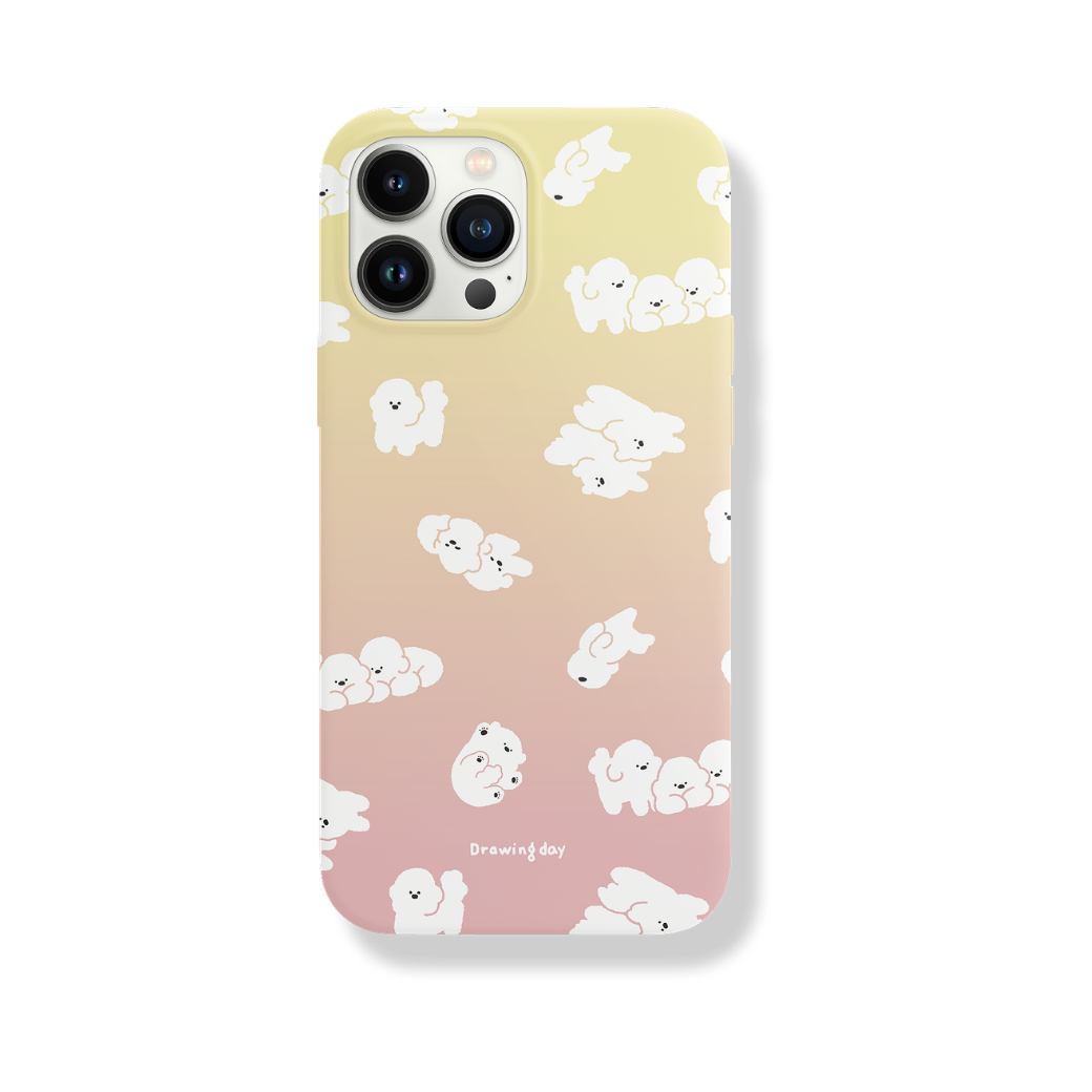 【予約商品】WITH CHON PHONE CASE(PEACH)