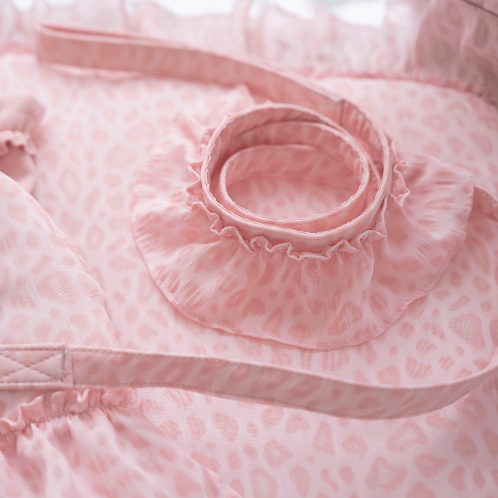 【予約】Leopard Pop Leash (pink)