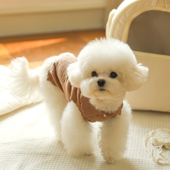 ブルームノースリーブカーディガン(モカ)