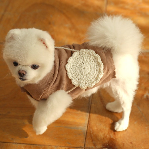 ブルームノースリーブカーディガン(モカ)