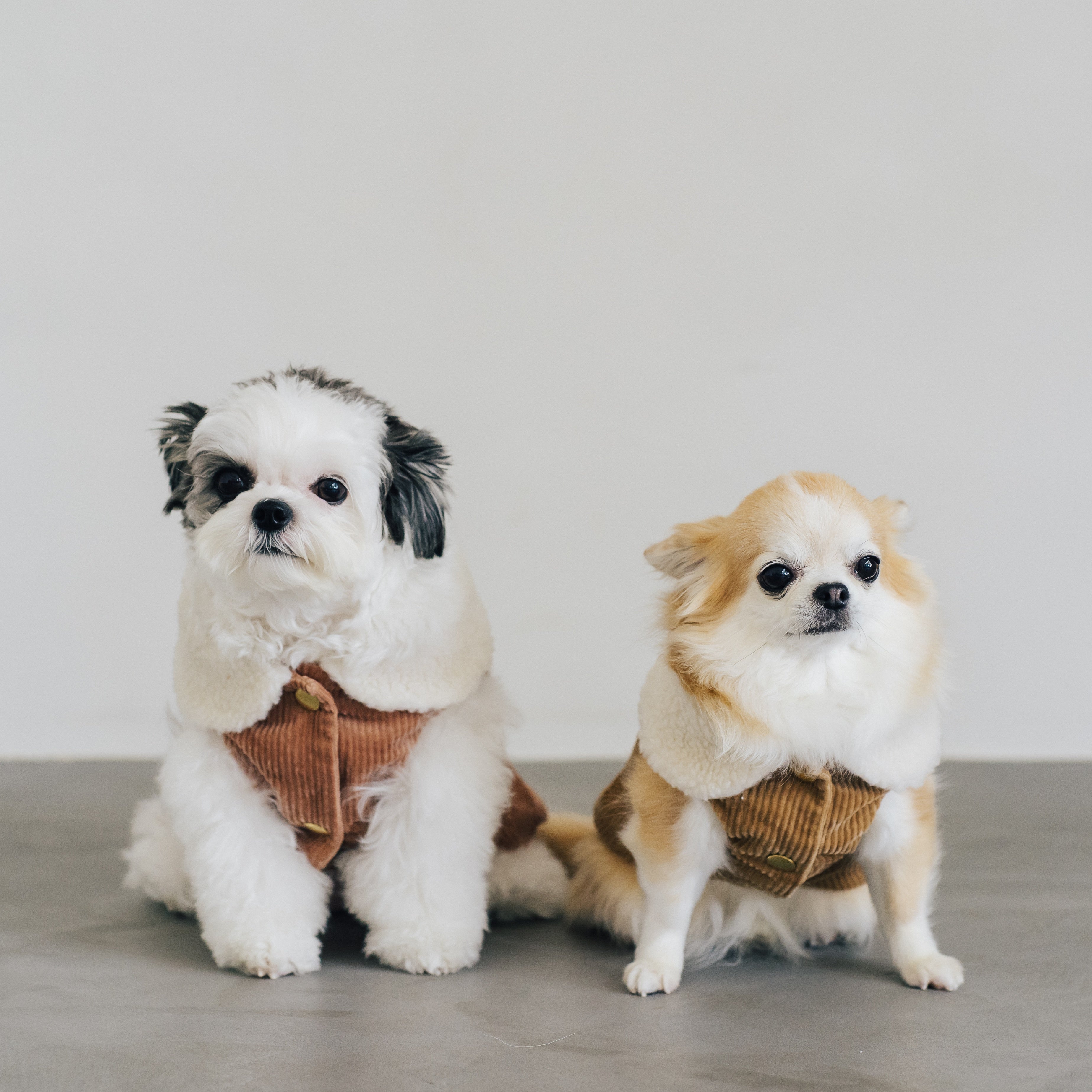 コーデュロイベスト(ピンク・ブルー・ブラウン)