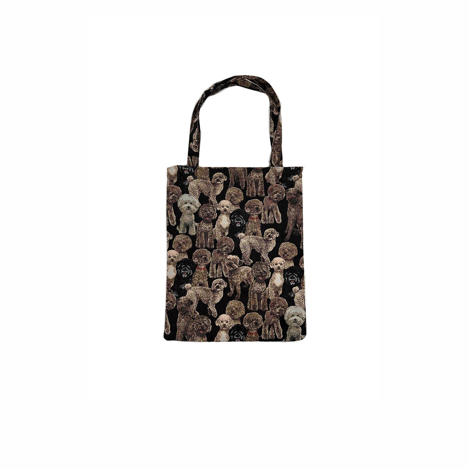 Poodle jacquard bag