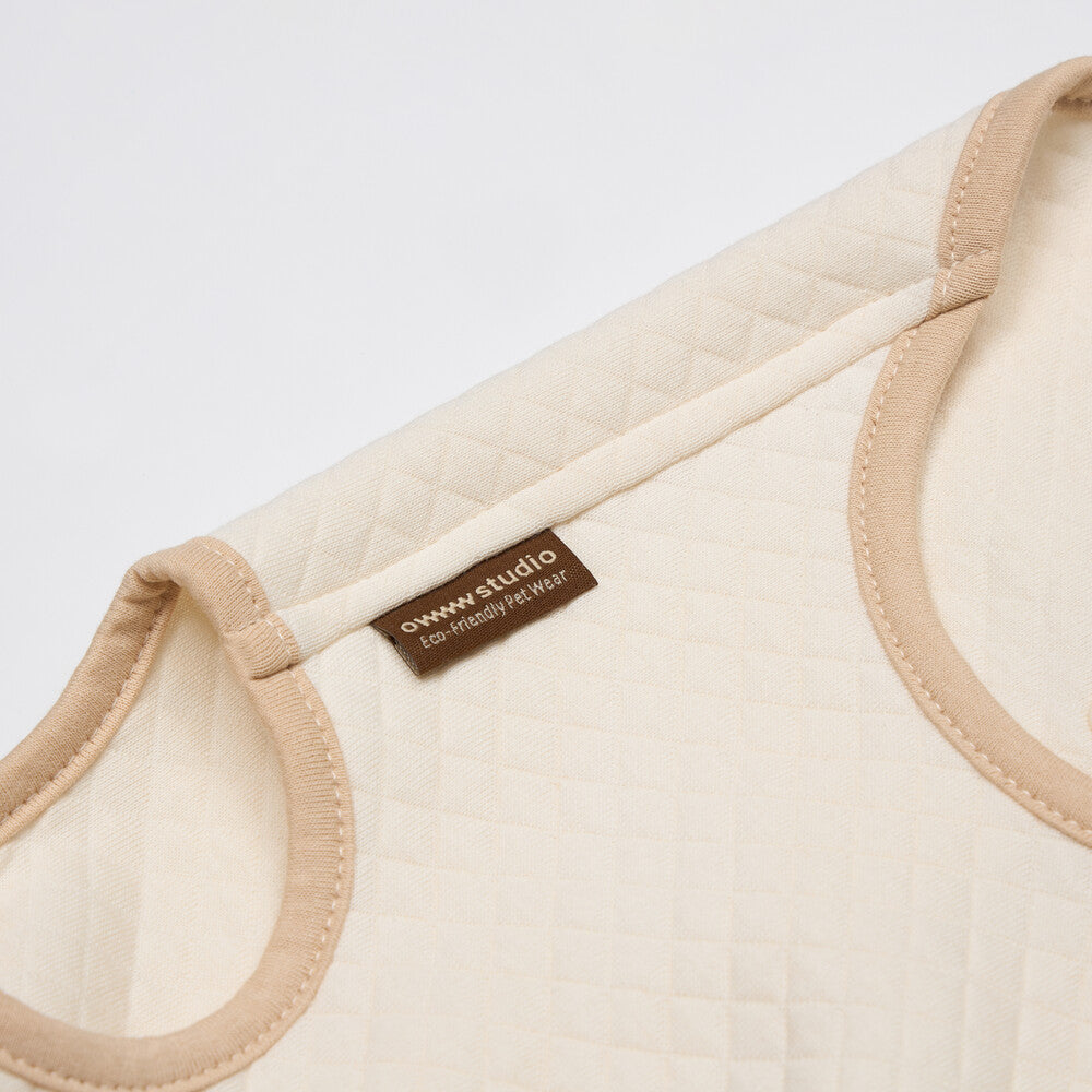 ORGANIC QUILTED VEST(ネーム刺繍可)