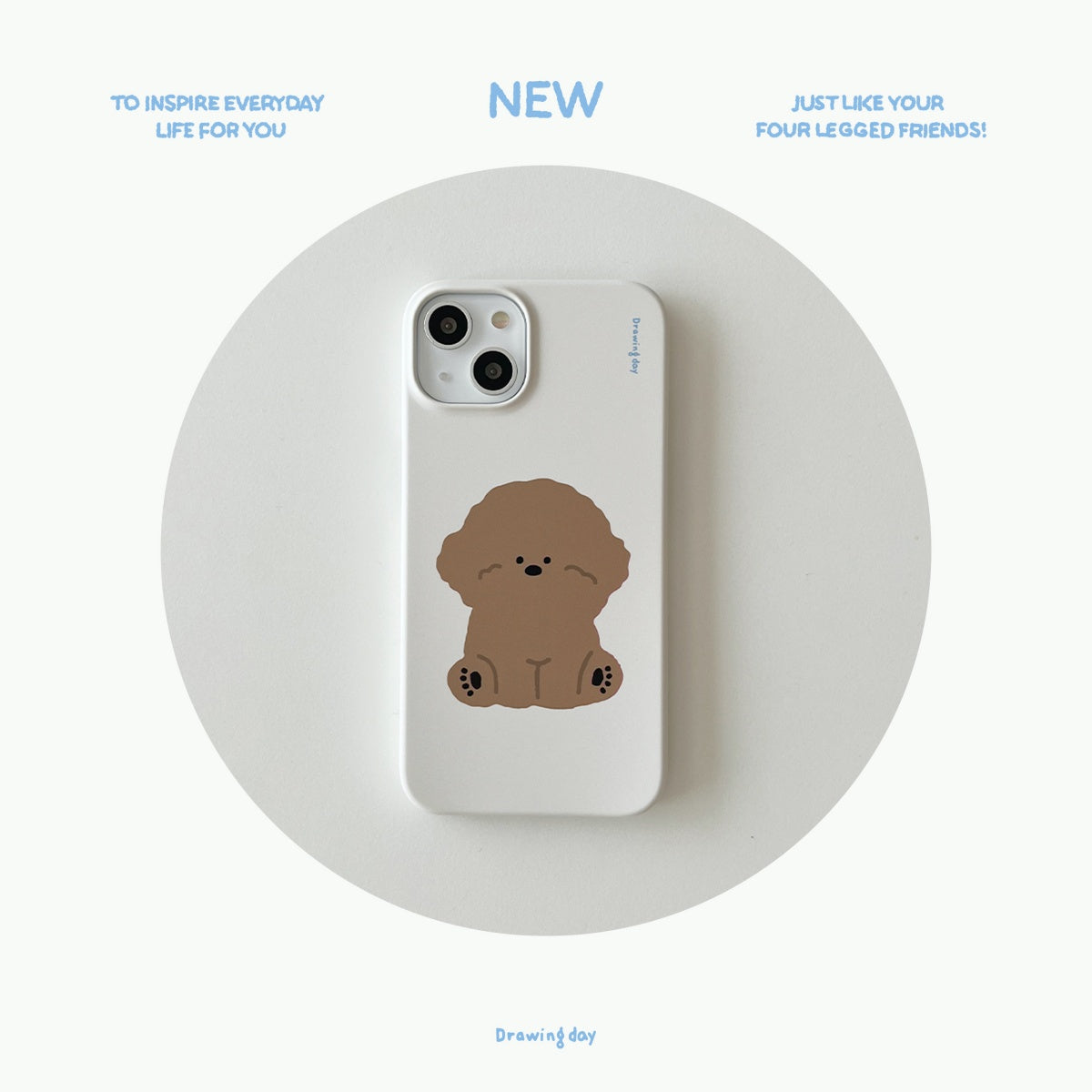【予約商品】HI CHOCO PHONE CASE(WHITE)