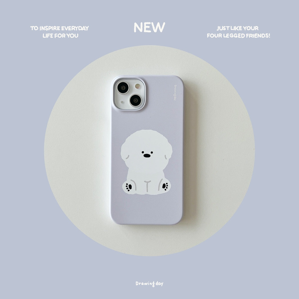 【予約商品】HI CHON PHONE CASE(LILAC)