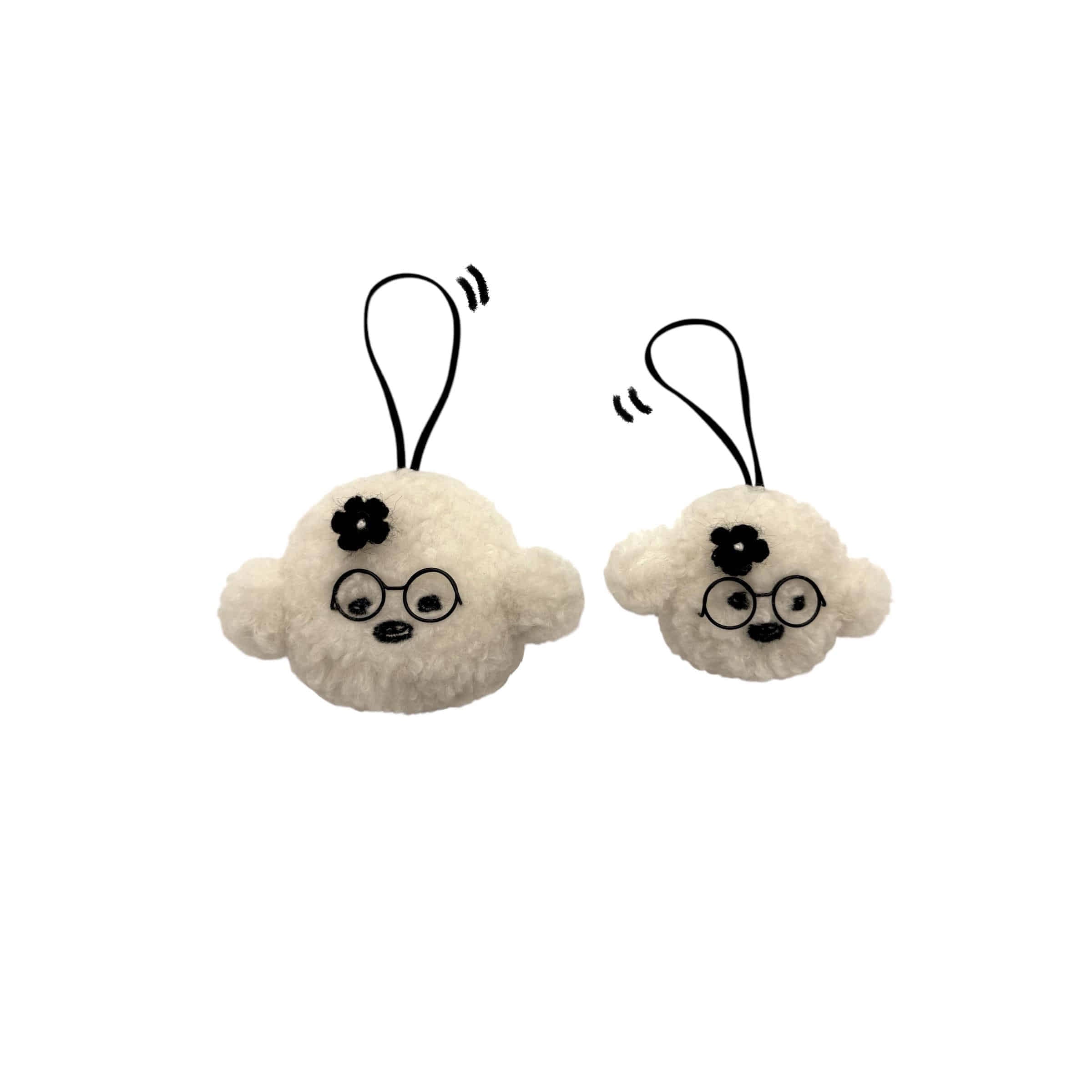 jumine monggu ショルダーバッグ　ブルー　韓国ブランド　犬 JUMINE ( MONG GU)