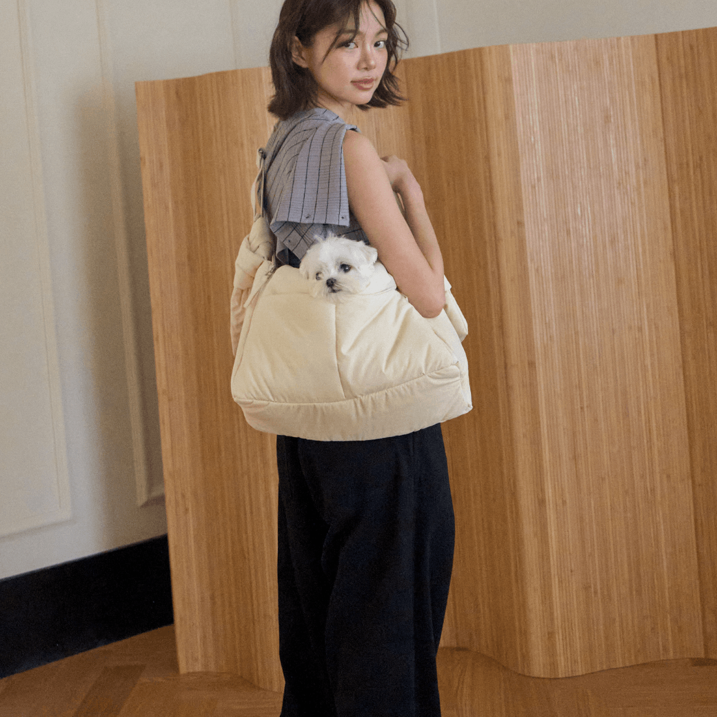 【予約】open bag - ivory（APERTY）