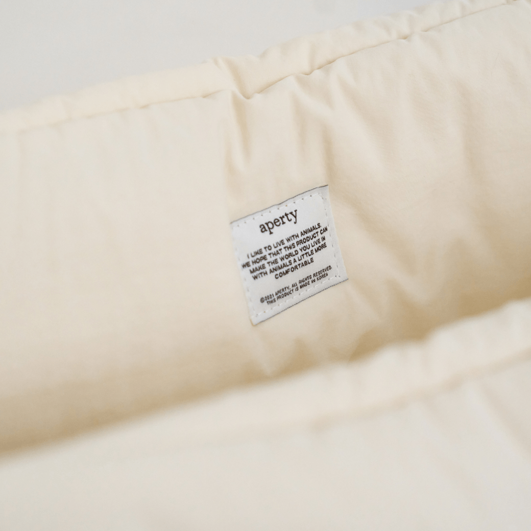 【予約】open bag - ivory（APERTY）