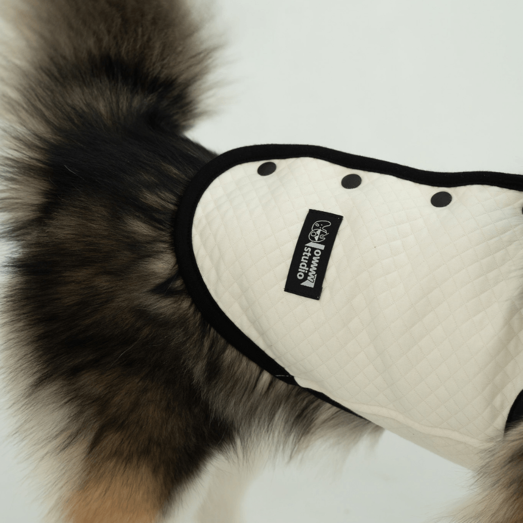 【予約】ORGANIC QUILTED VEST – OWWW x VERVVE edition（ネーム刺繍可）